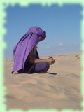 Méditation dans le désert