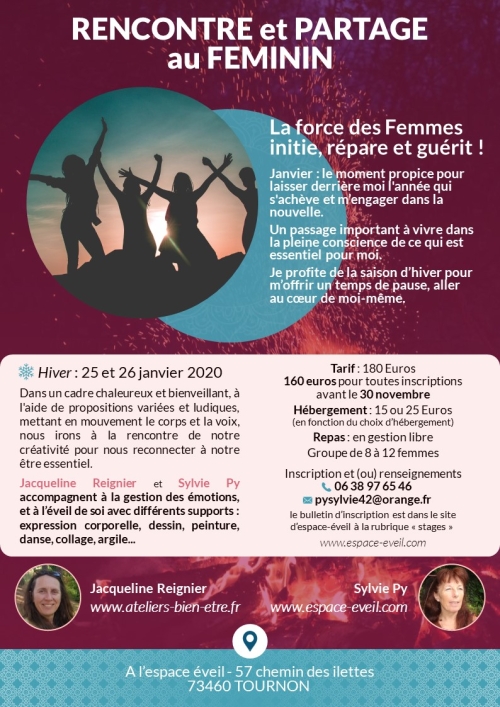 RENCONTRE ET PARTAGE AU FEMININ